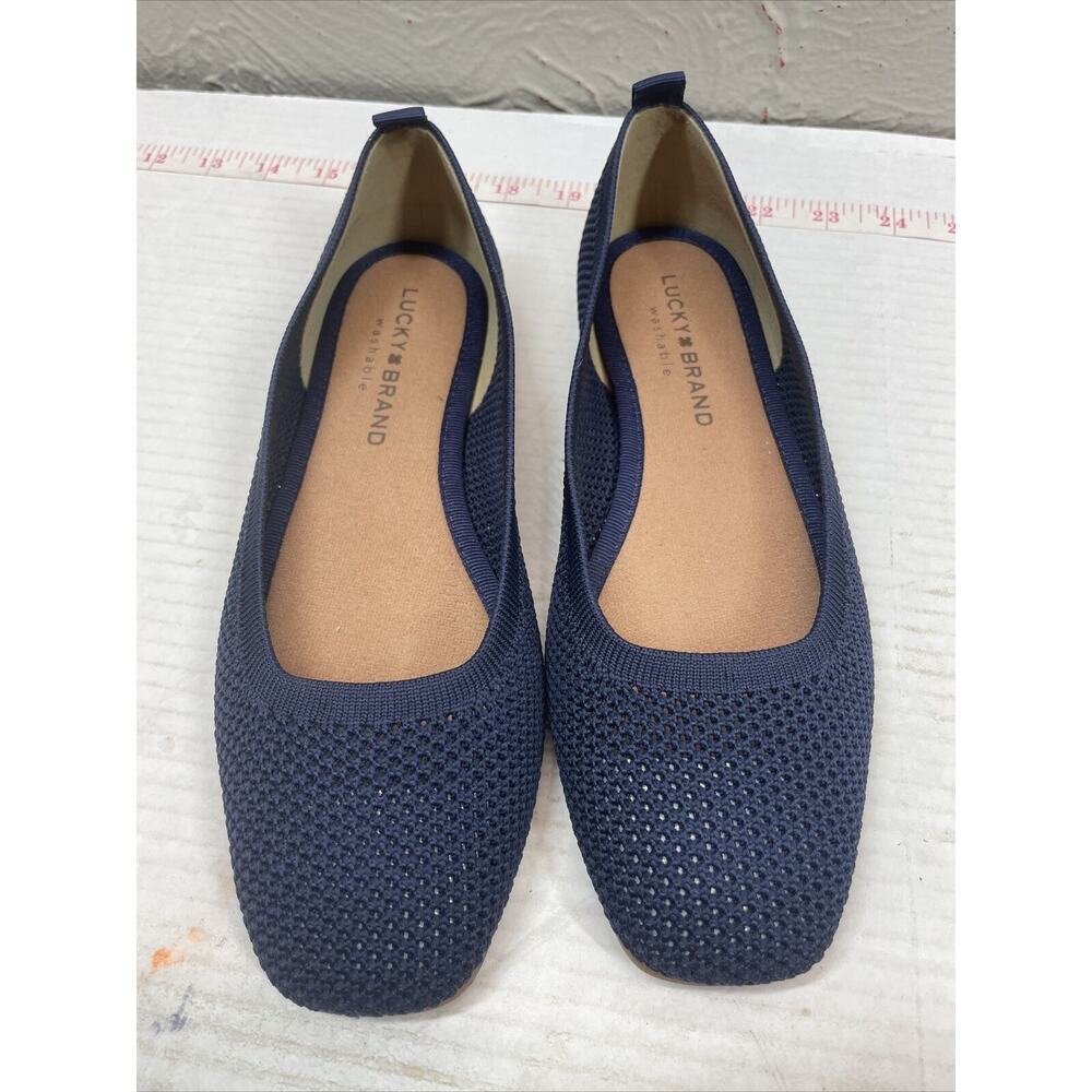 Lucky Brand Daneric Women's Navy Ballet Flats Shoes Size‎ 6.5